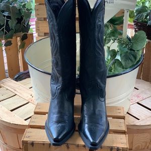 NEVER WORN Black Boot with Black Stitching.  These are NEW without tags or box.